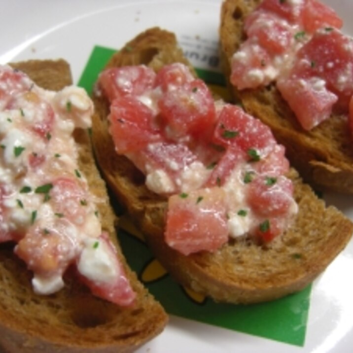 簡単手抜きブルスケッタ レシピ 作り方 By タルピ 楽天レシピ